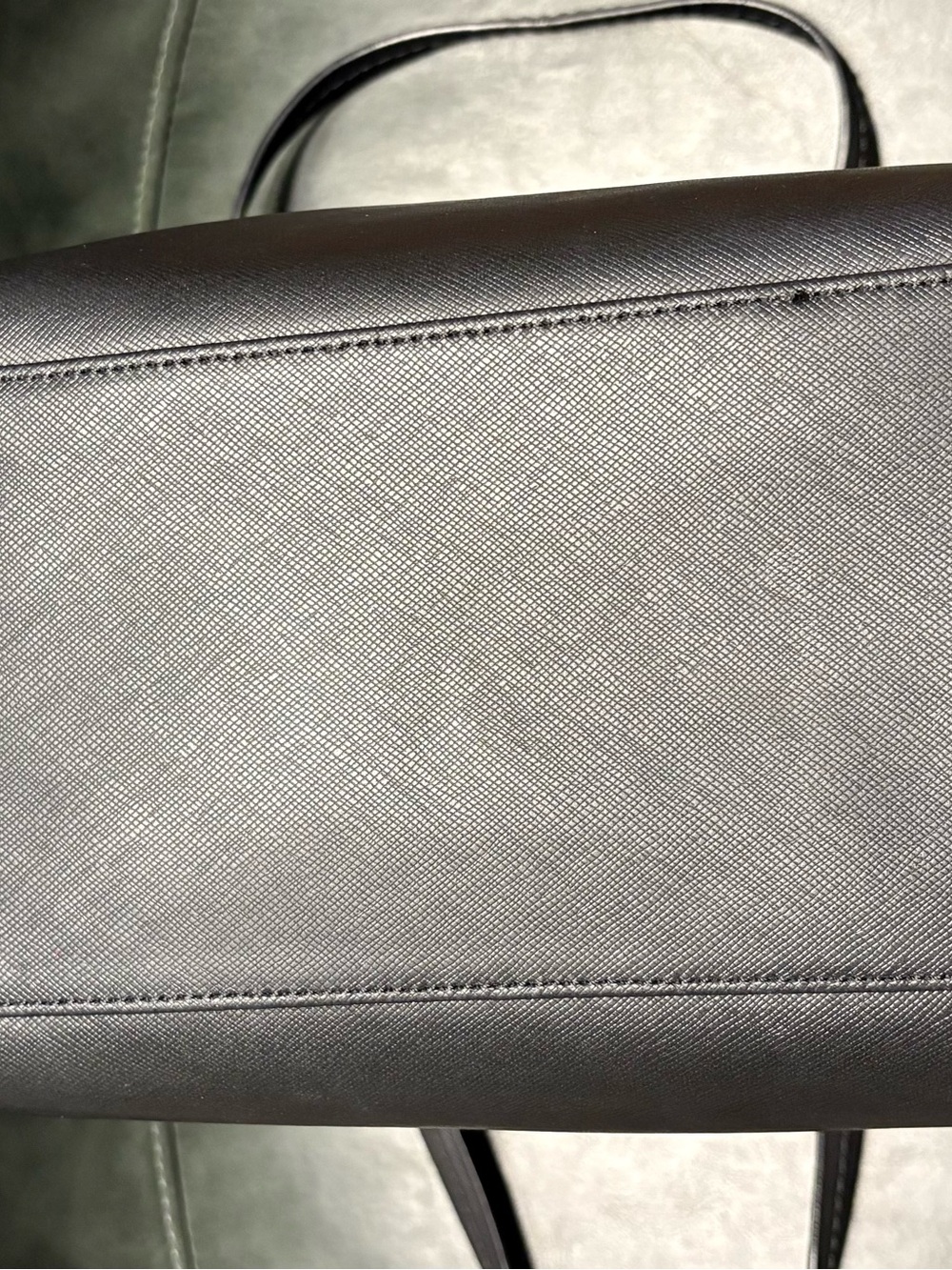 Coach Peyton Black Leather Satchel with Removable Strap - Picture 7 of 7